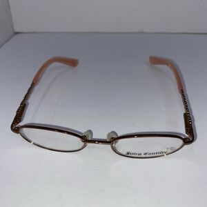 Juicy Couture TOO COOL JMY 44-16-120 Rose Gold Full Rim Eyeglasses Frame Pink